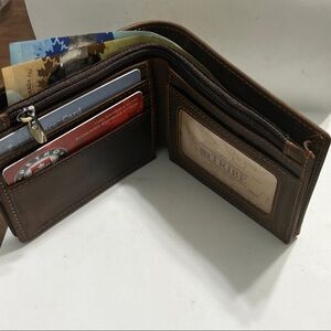 Classic Brown Leather Wallet
